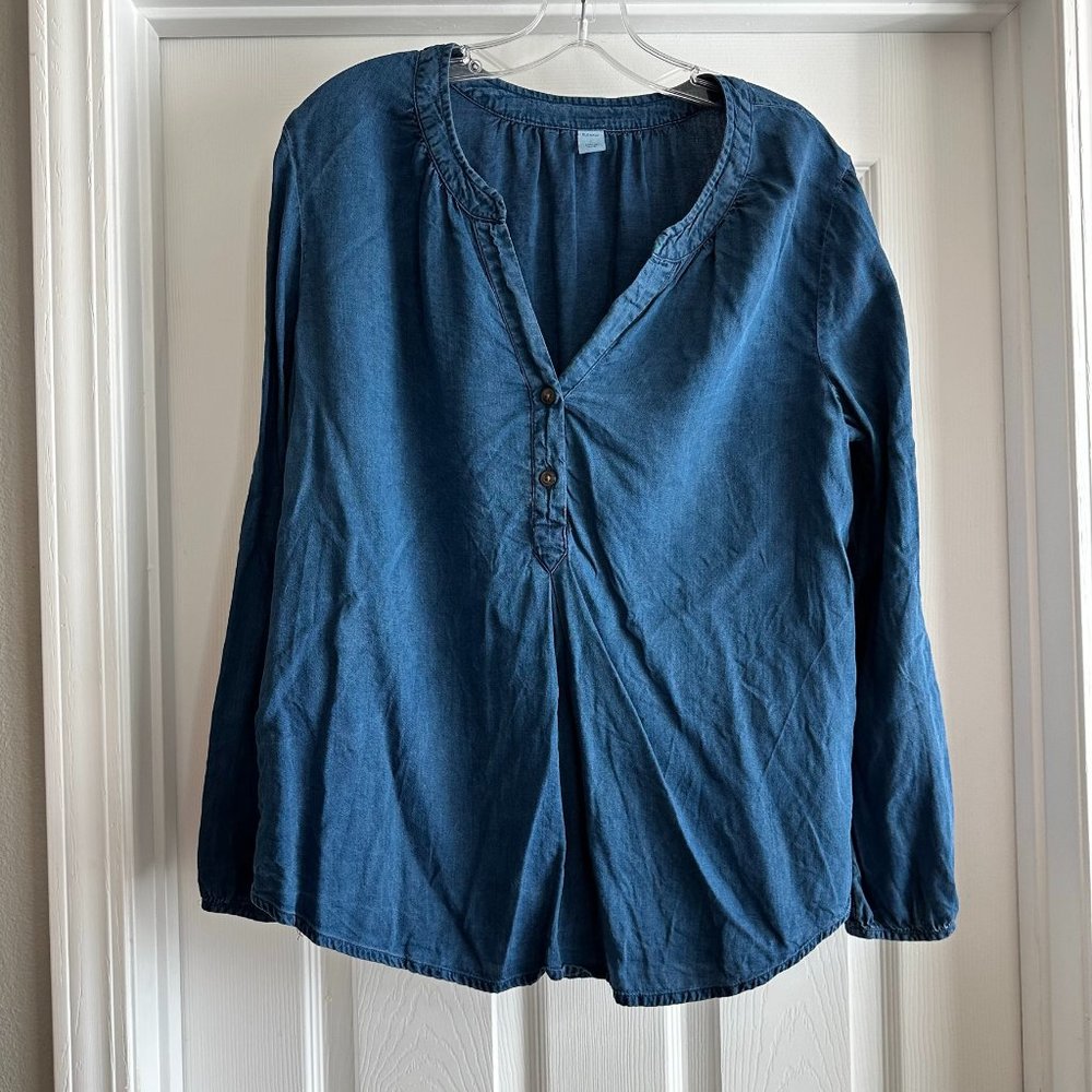 Blue denim blouse - old navy